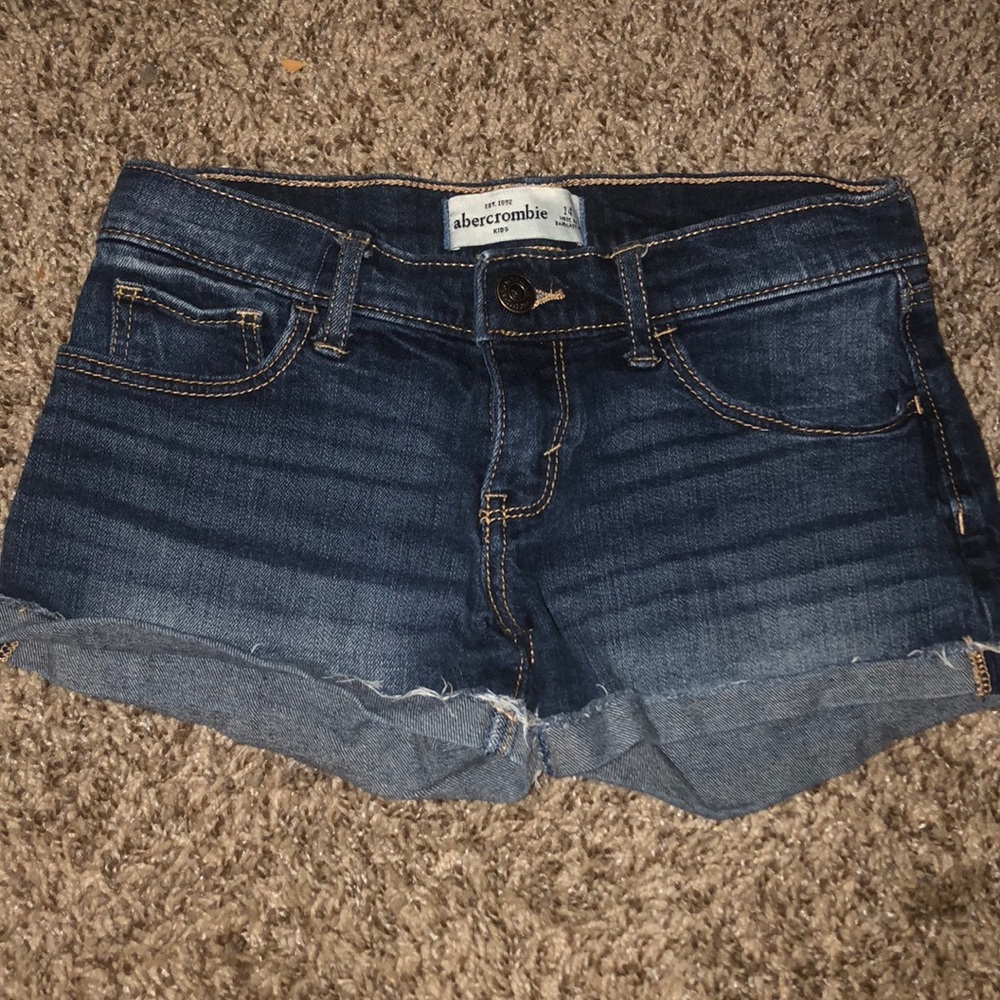 Abercrombie girls jean shorts